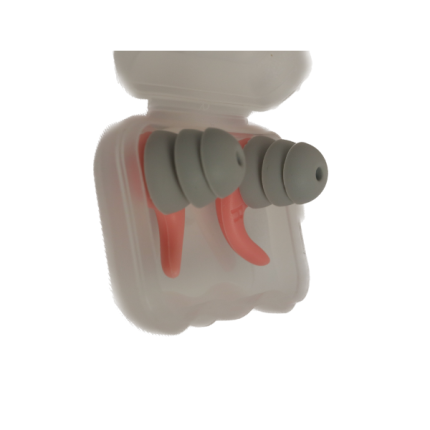 Tapones Anti-Ruido Triple Capa – Protección Auditiva con Estilo Rosado