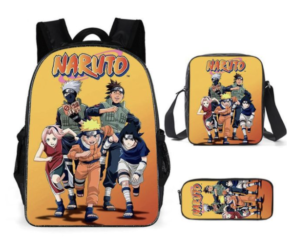 Set de Mochila Naruto Anime