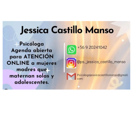 🧠 Psicóloga Clínica Jessica Castillo Manso